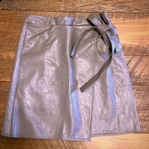 NWT, Seek The Label, Faux Leather Skirt